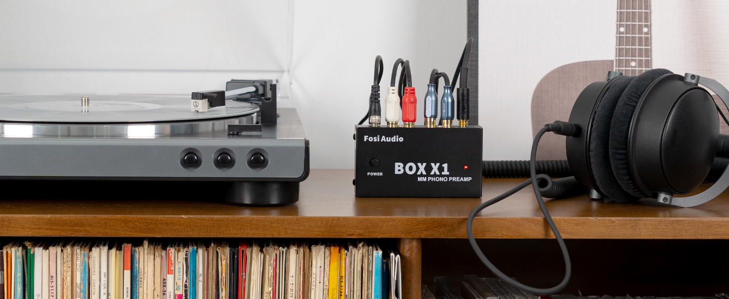 Przedwzmacniacz gramofonowy MM Fosi Audio BOX X1